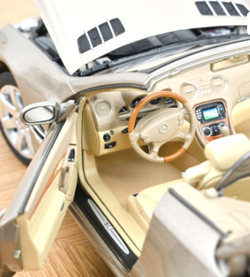 Колекционерска метална кола Mercedes Benz SL 500 1:18 NOREV 183843