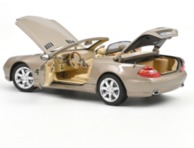 Колекционерска метална кола Mercedes Benz SL 500 1:18 NOREV 183843