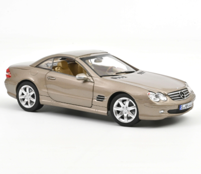 Колекционерска метална кола Mercedes Benz SL 500 1:18 NOREV 183843