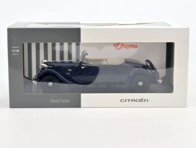 Колекционерска метална кола Citroen Traction Cabriolet 1:18 NOREV 0191104