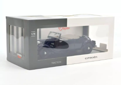 Колекционерска метална кола Citroen Traction Cabriolet 1:18 NOREV 0191104