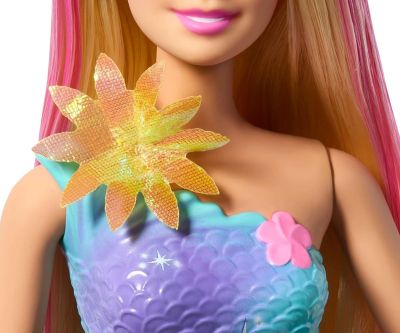 Кукла Barbie вълшебна русалка с цветна магия Mattel JDM72