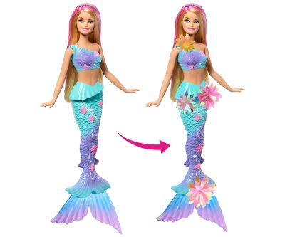 Кукла Barbie вълшебна русалка с цветна магия Mattel JDM72