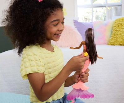Кукла Barbie вълшебна русалка с цветна магия Mattel JDM73 