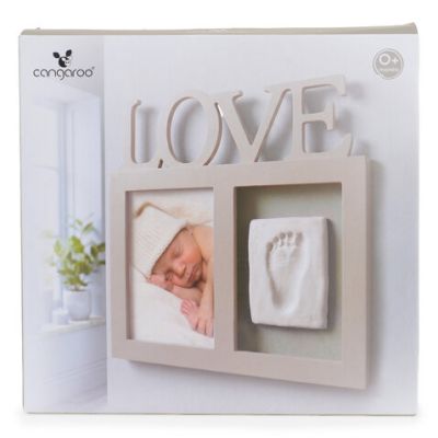 Отпечатък за ръка краче със снимка Love Cangaroo  