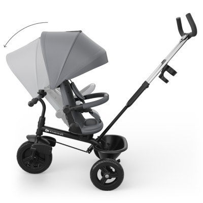 Триколка със сенник KinderKraft ASTON PLUS СИВА