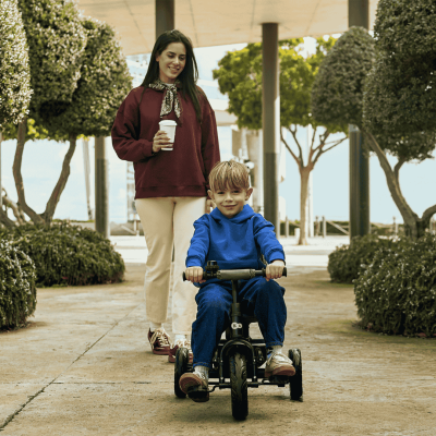 Триколка със сенник KinderKraft ASTON PLUS РОЗОВА
