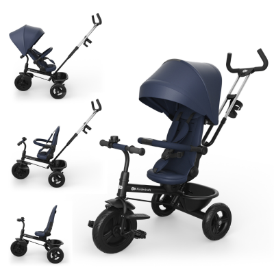 Триколка със сенник KinderKraft ASTON PLUS СИНЯ