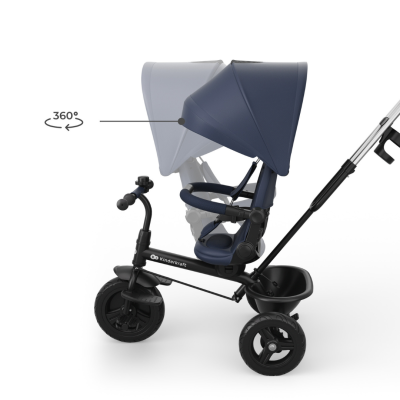 Триколка със сенник KinderKraft ASTON PLUS СИНЯ
