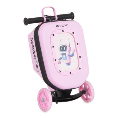 Сгъваема тротинетка 2in1 ScooterBox Byox Pink