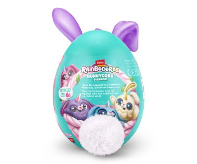 Мини пухкави зайчета лилави ушички Zuru Rainbocorns Bunnycorn 