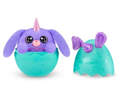 Мини пухкави зайчета лилави ушички Zuru Rainbocorns Bunnycorn 