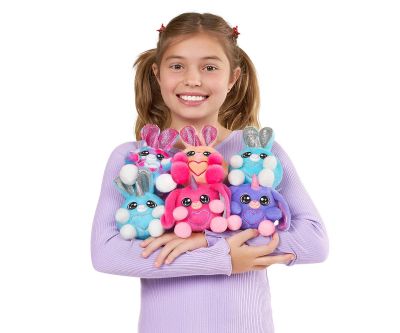 Мини пухкави зайчета лилави ушички Zuru Rainbocorns Bunnycorn 
