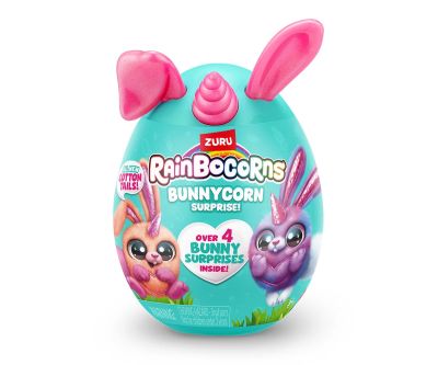 Мини пухкави зайчета розови ушички Zuru Rainbocorns Bunnycorn 
