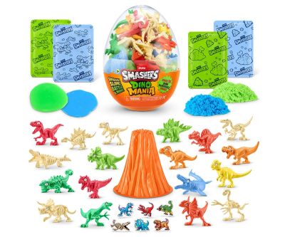 Дино Мания голямо яйце с фигурки Zuru Dino Smashers 74166