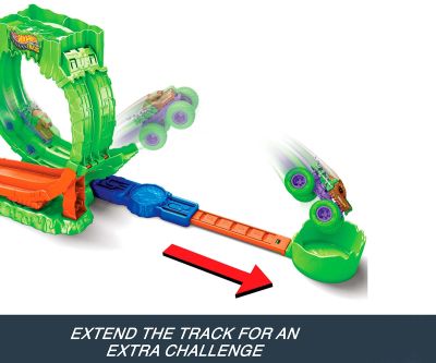 Писта лупинг слуз и камион мутант Monster Trucks Mutant Chaos Hot Wheels City Mattel JMK91