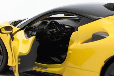 Метална кола Ferrari SF90 XX Stradale Bburago 1:18 жълт