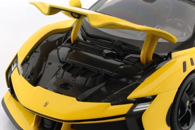 Метална кола Ferrari SF90 XX Stradale Bburago 1:18 жълт