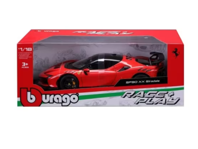 Метална кола Ferrari SF90 XX Stradale Bburago 1:18 червен