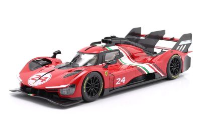 Метална кола Ferrari Racing 499P Modificata Bburago 1:18  