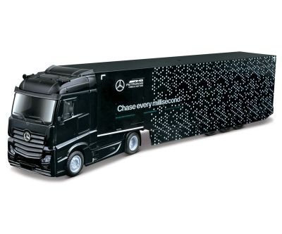 Метален камион автовоз Mercedes Benz AMG team F1 1/43 Bburago 38402