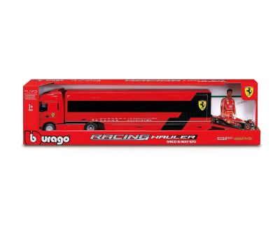 Метален камион автовоз Iveco Ferrari team F1 1/43 Bburago 36867