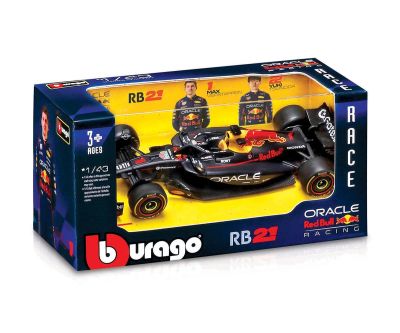 Метална кола Oracle Red Bull RB21 #1 1:43 Bburago 38233