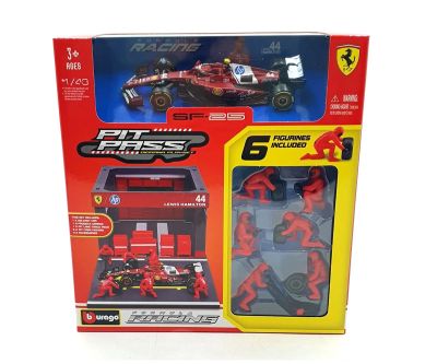 Комплект кола Ferrari SF25 #44 с Бокс 1:43 Bburago 36865