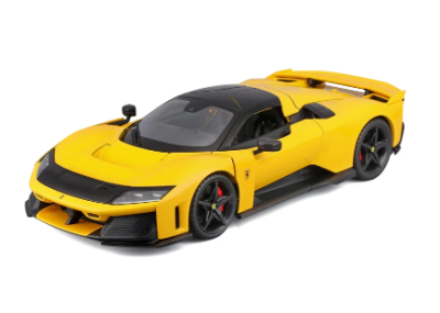 Метална кола Ferrari F80 1:18 Bburago 16022 жълт