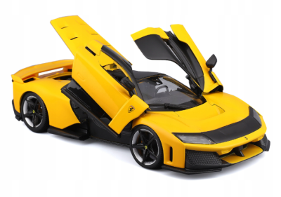 Метална кола Ferrari F80 1:24 Bburago 26034 жълт