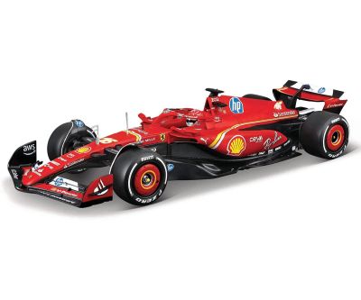 Метална кола за сглобяване Ferrari SF-24 #16 F1 1:24 Bburago 26856 