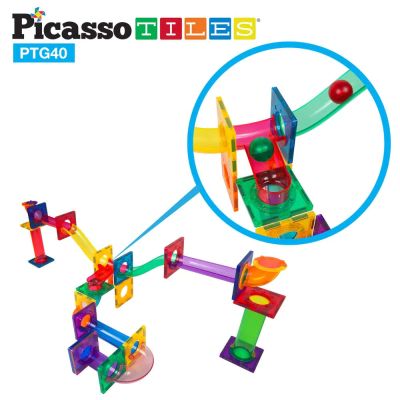 Магнитен конструктор Писта за топчета Picasso Steam PTG40