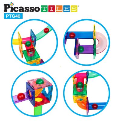 Магнитен конструктор Писта за топчета Picasso Steam PTG40