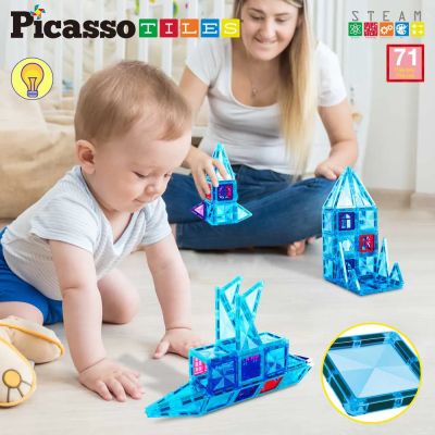 Магнитен конструктор Зимен дворец Travel Picasso Steam PTM71 