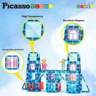 Магнитен конструктор Зимен дворец Travel Picasso Steam PTM71 