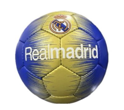 Кожена футболна топка Real Madrid синя