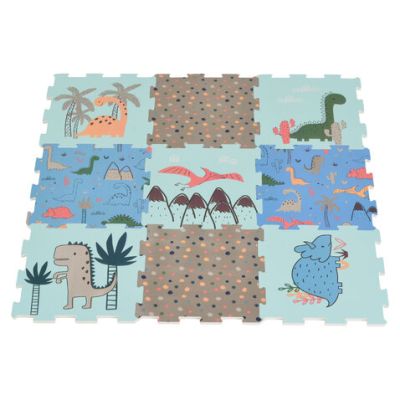 Мек пъзел килим с принт Dino World 0349