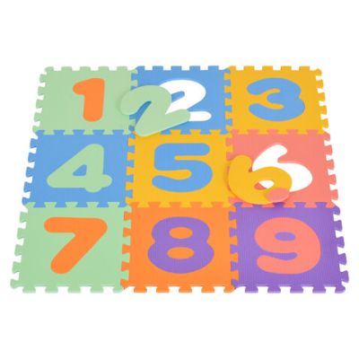 Мек пъзел килим с принт Numbers 3092-M