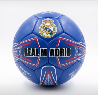 Кожена футболна топка Real Madrid blue
