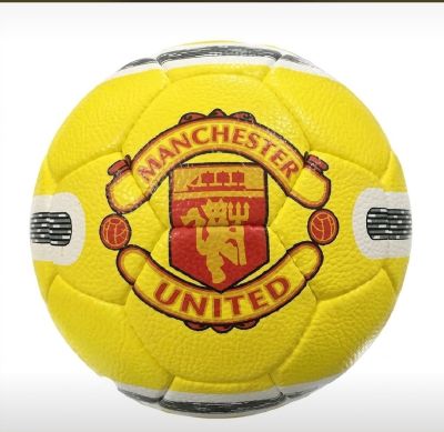 Кожена футболна топка Manchester United жълт