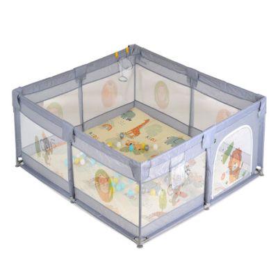 Кошара за игра GameZone 120*120 с аксесоари сив