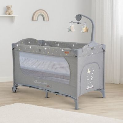 Детска кошара Cangaroo Once upon a time 2 сив