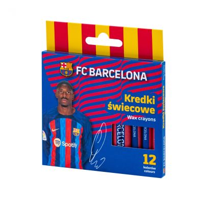 Комплект пастели FC Barcelona 12 цвята Astra