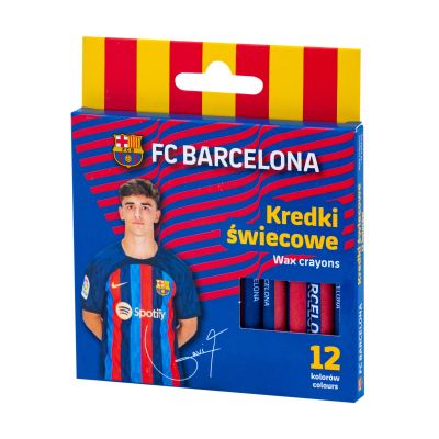 Комплект пастели FC Barcelona 12 цвята Astra