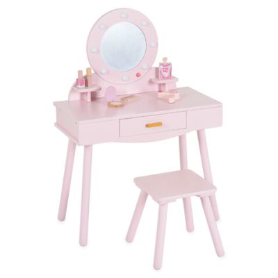 Дървена тоалетка със столче Bella 2949