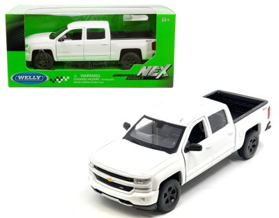 Метална количка 2017 Chevy Silverado Welly 1:24