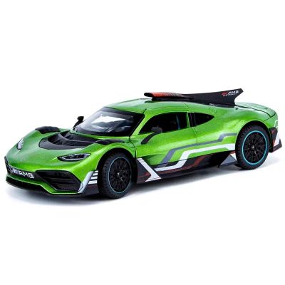 Метален автомобил Mercedes Benz AMG ONE 1/24 зелен