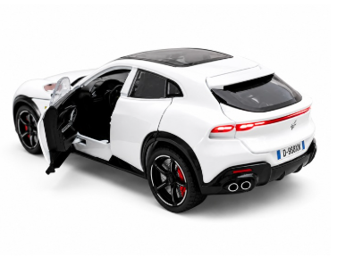 Метален автомобил Ferrari Purosangue 1/22 бял