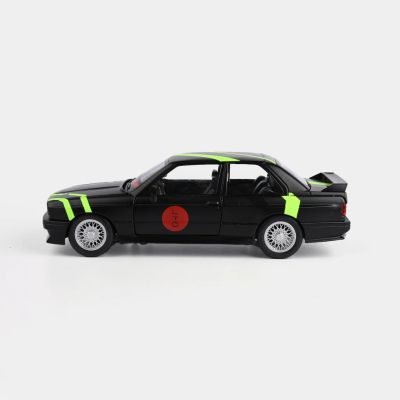 Метален автомобил BMW E30 M3 DTM 1/24 черен