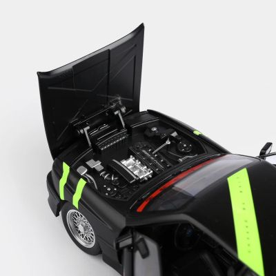 Метален автомобил BMW E30 M3 DTM 1/24 черен